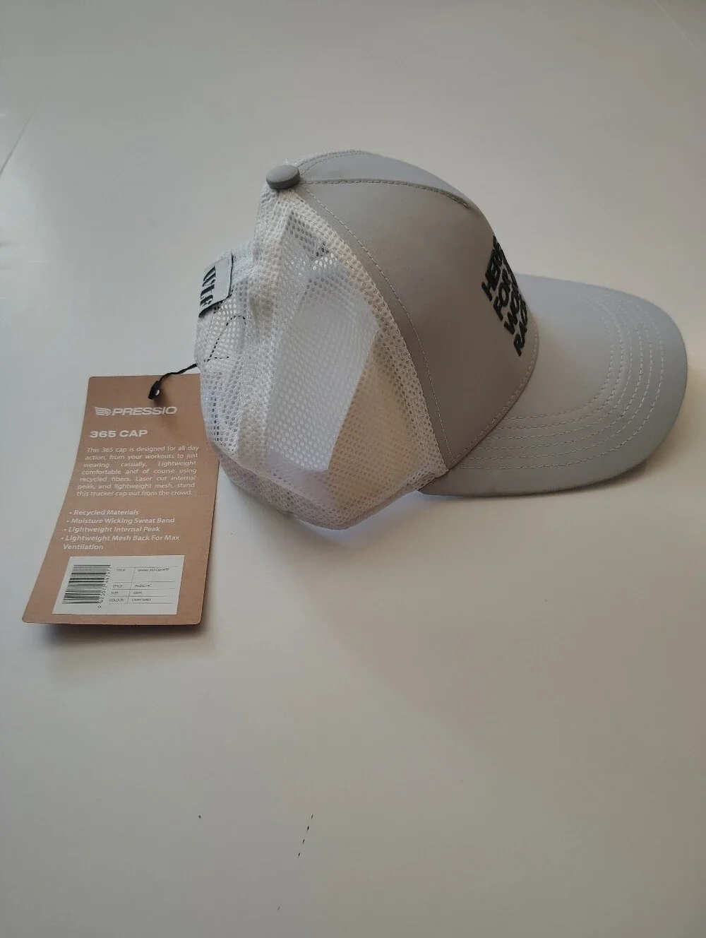 Brand New, Official 'HERE FOR THE WOMEN'S RACE' Grey Trucker Cap